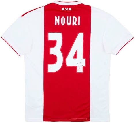 Ajax Hjemmebanetrøje, Nouri 34