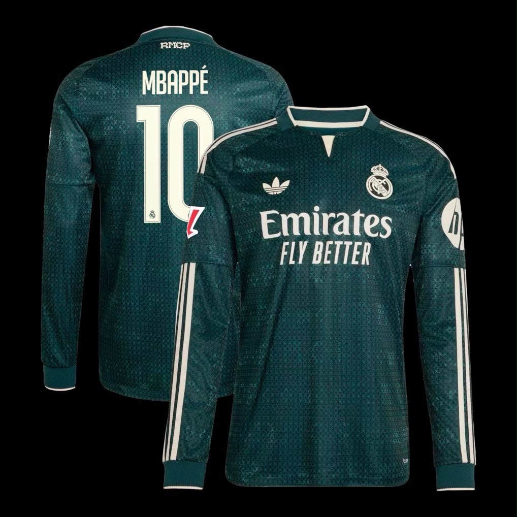 Real Madrid Langærmet, Mbappé 10