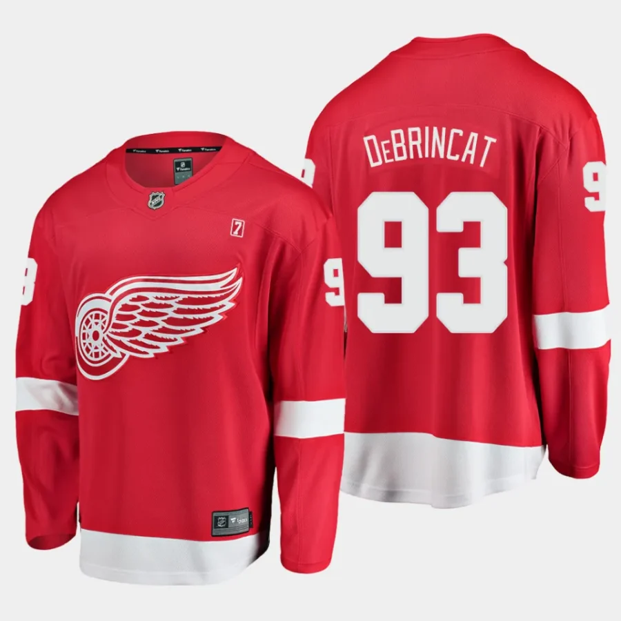 alex debrincat red wings red home breakaway player jersey