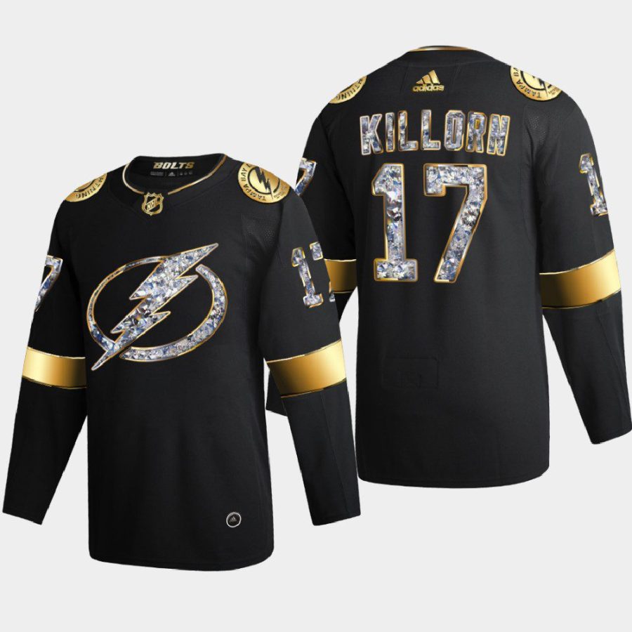 alex killorn lightning black 2022 stanley cup playoffs diamond edition authentic jersey