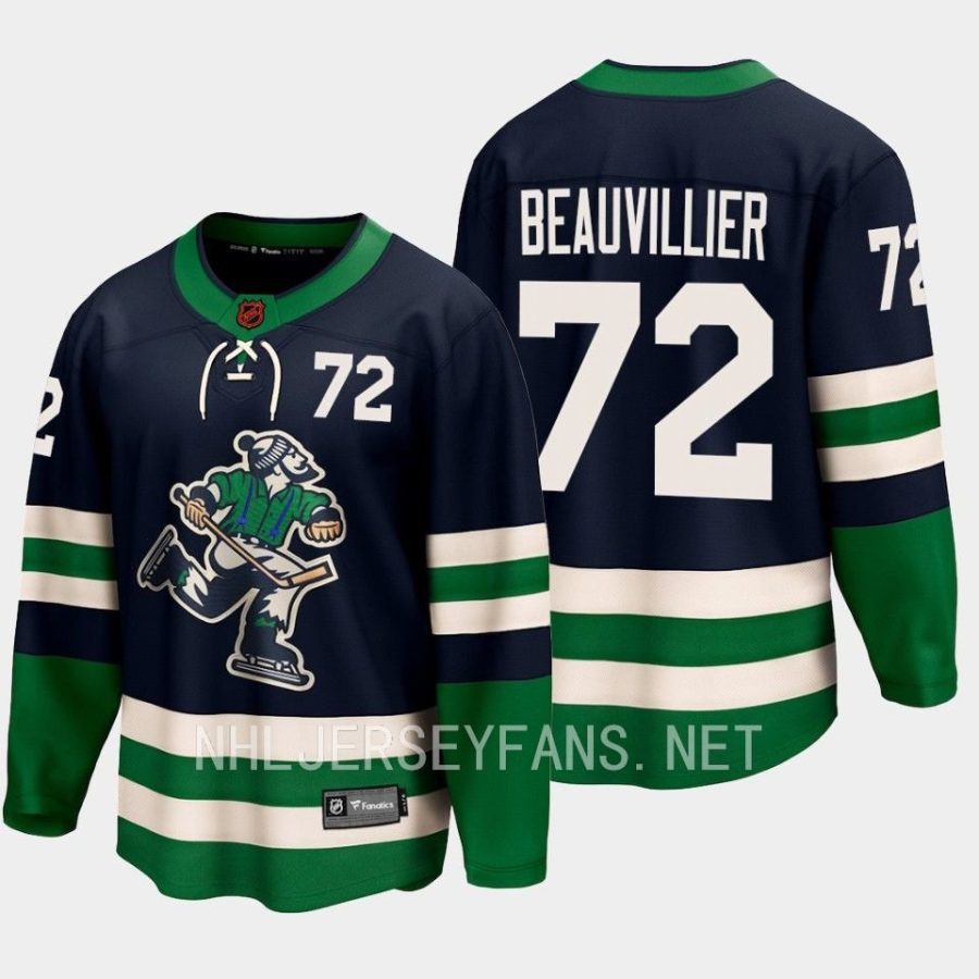 anthony beauvillier canucks navy 2022special edition 2.0 breakaway player jersey