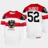 austria hockey paul huber 2022 iihf world championship home jersey white