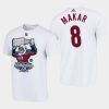 avalanche cale makar white cartoon 2022 stanley cup champions t shirt