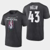 avalanche darren helm charcoal locker room 2022 stanley cup champions t shirt