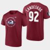 avalanche gabriel landeskog burgundy western finals 2022 stanley cup playoffs tee