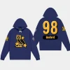 blackhawks connor bedard blue ovo 2024 nhl all star pullover hoodie