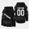 blackhawks custom anthracite stadium lights superior lacer hoodie