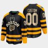 boston bruins custom 2023 winter classic breakaway jersey black