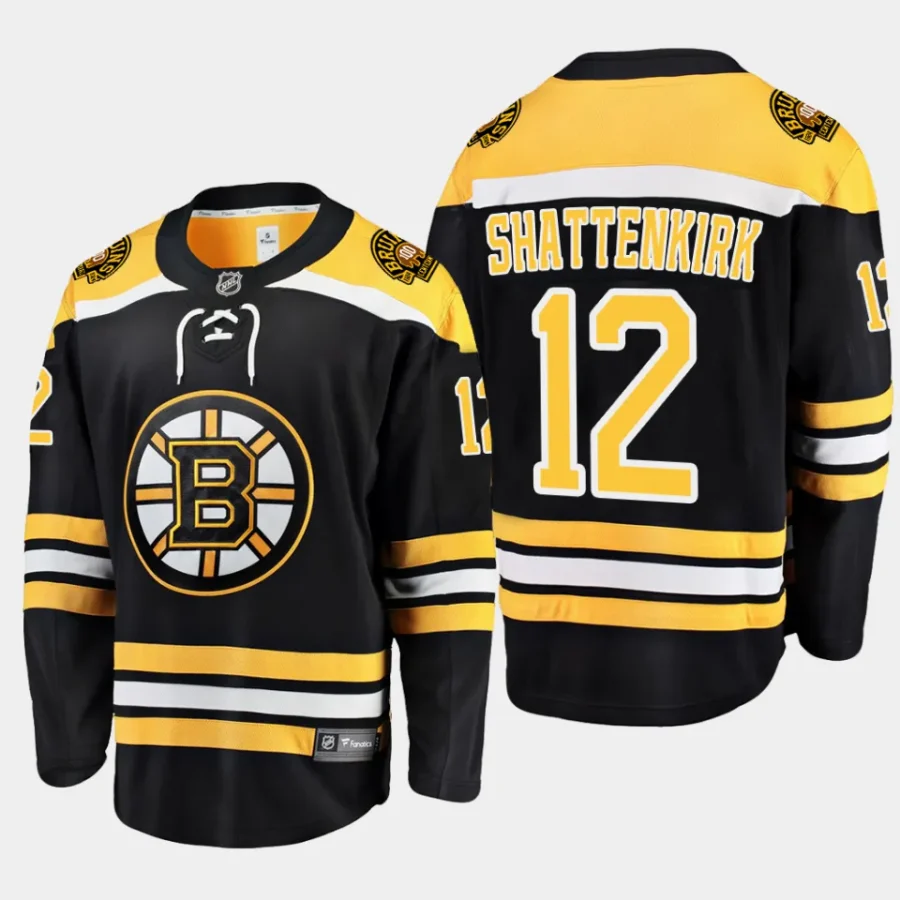 boston bruins kevin shattenkirk home breakaway player jersey black