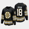 boston bruins pavel zacha 100th anniversary 2023 24 premier jersey black