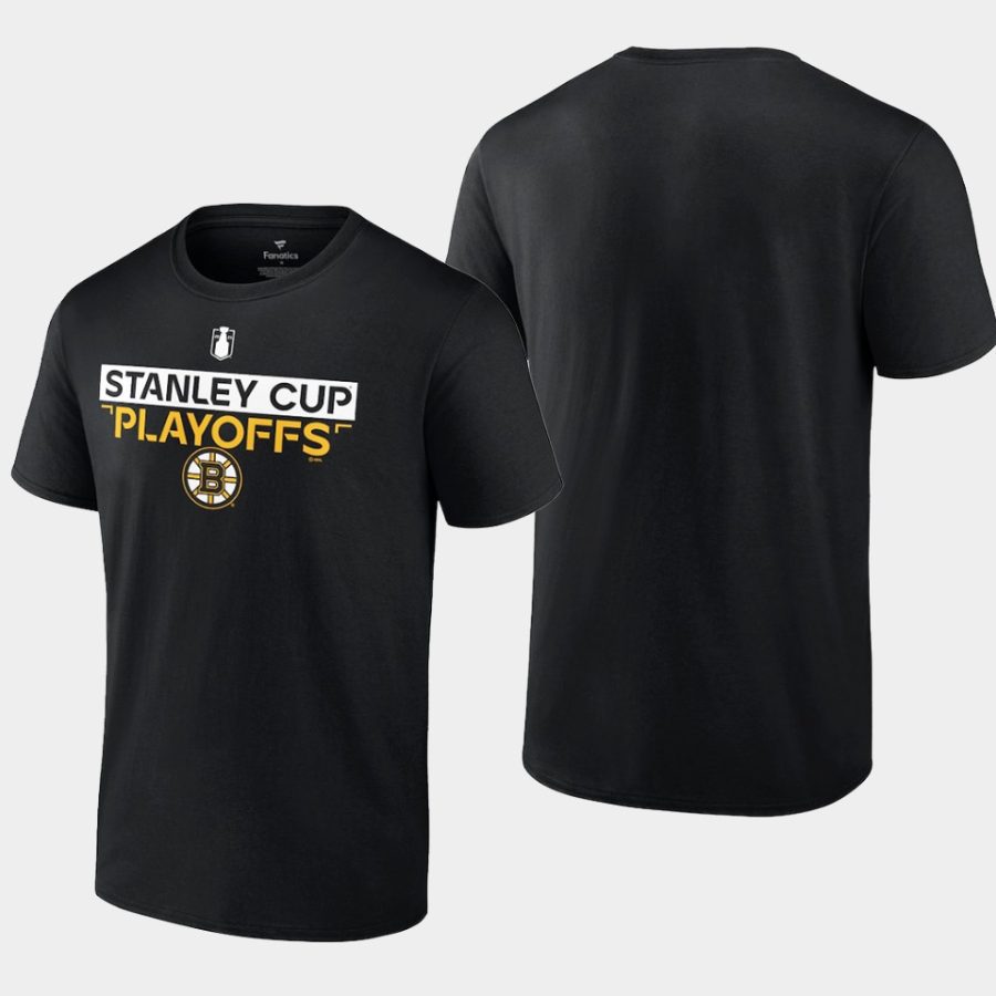 bruins black 2023 nhl stanley cup playoffs t shirt