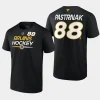 bruins david pastrnak black name number authentic pro prime t shirt