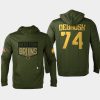 bruins jake debrusk olive 2022 salute to service levelwear pullover hoodie