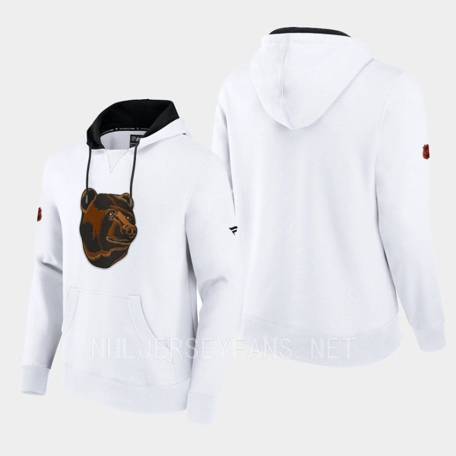 bruins white special edition 2.0 team logo pullover hoodie