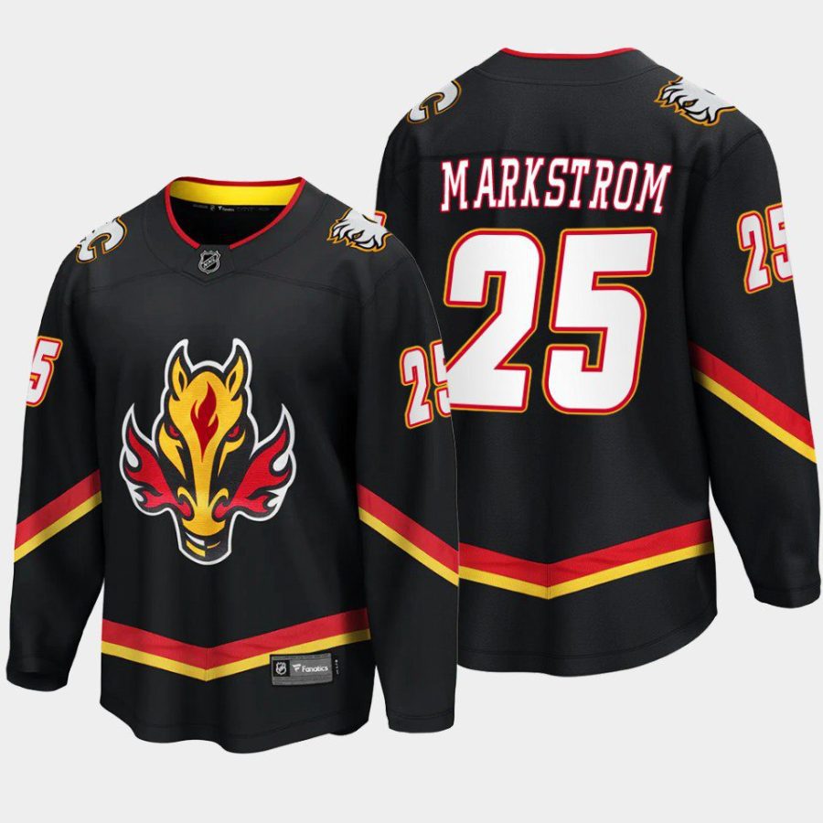 calgary flames jacob markstrom alternate 2022 23 breakaway player jersey black