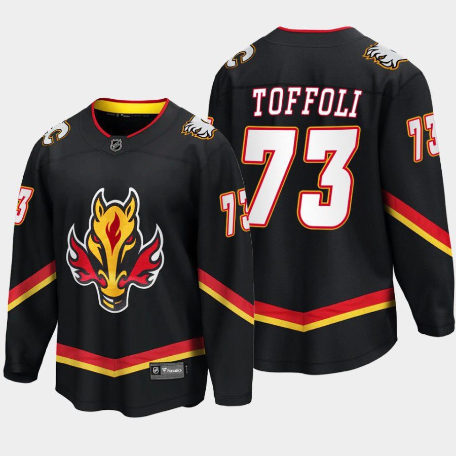 calgary flames tyler toffoli alternate 2022 23 breakaway player jersey black