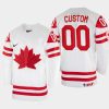 canada hockey custom 2022 iihf world championship home jersey white