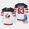 canada hockey jake neighbours 2023 iihf world championship men home jersey white