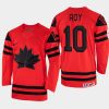 canada hockey nicolas roy 2022 iihf world championship away jersey red