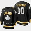 canada logan stankoven 20x iihf world junior gold jersey black