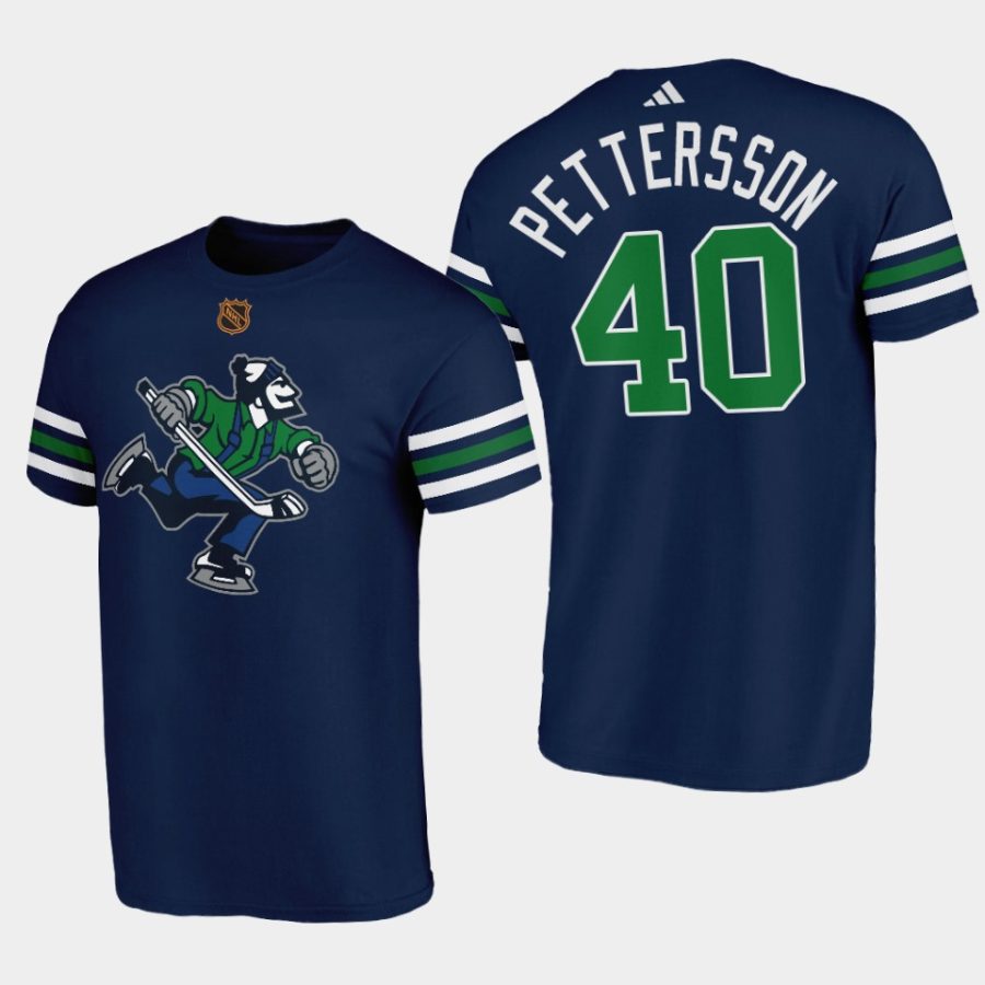 canucks elias pettersson navy johnny canuck reverse retro t shirt