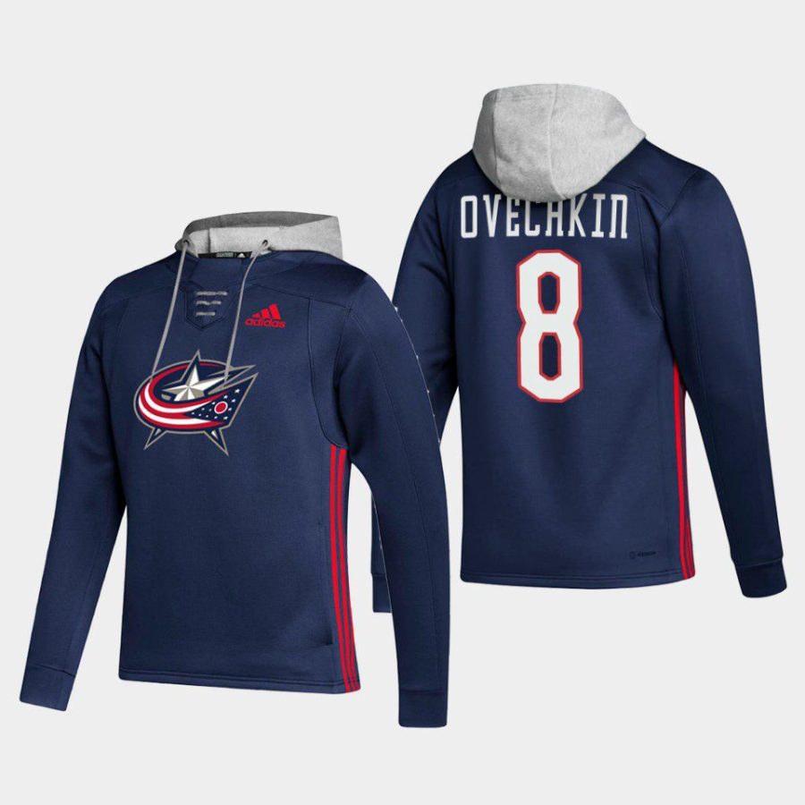 capitals alexander ovechkin navy skate lace up hoodie