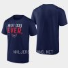 capitals custom navy 2023 fathers day gift best dad ever t shirt