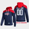 capitals custom navy stylish aeroready pullover hoodie