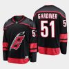 carolina hurricanes jake gardiner primary home 2022 23 breakaway player jersey black