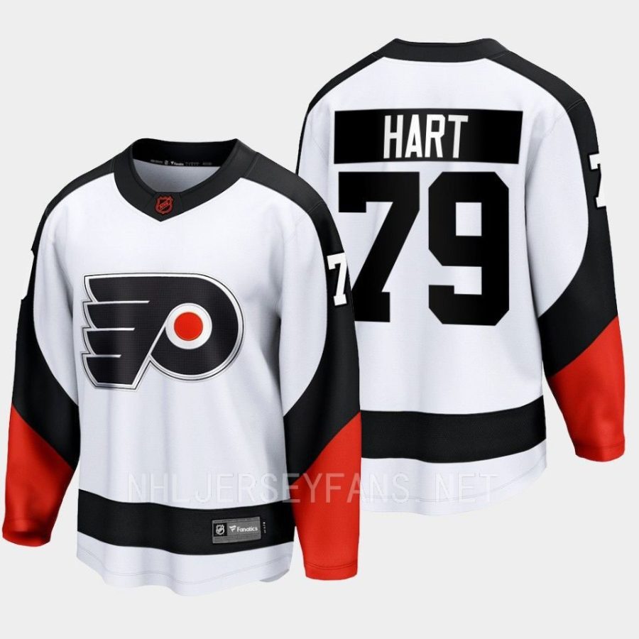 carter hart flyers white 2022special edition 2.0 breakaway jersey