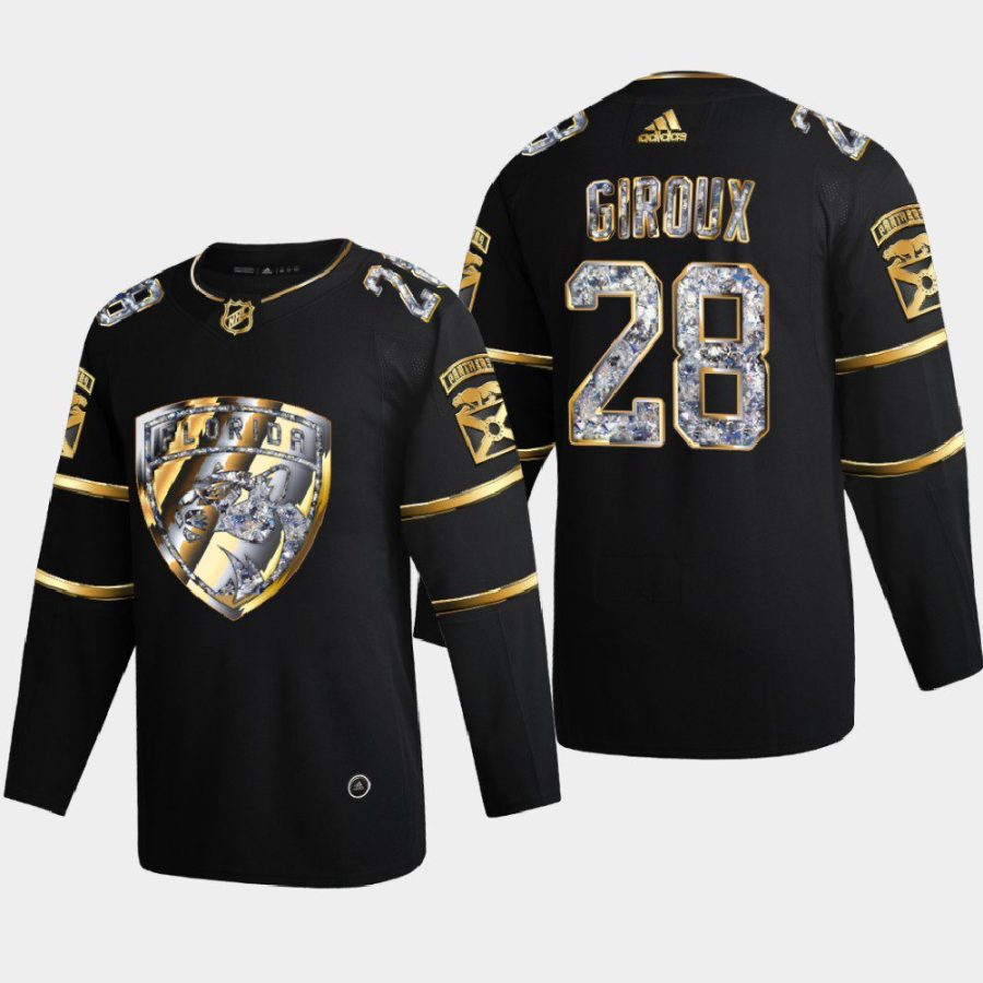 claude giroux panthers black 2022 stanley cup playoffs diamond edition authentic jersey