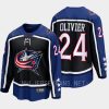 columbus blue jackets mathieu olivier special edition 2.0 2022 breakaway retro jersey navy