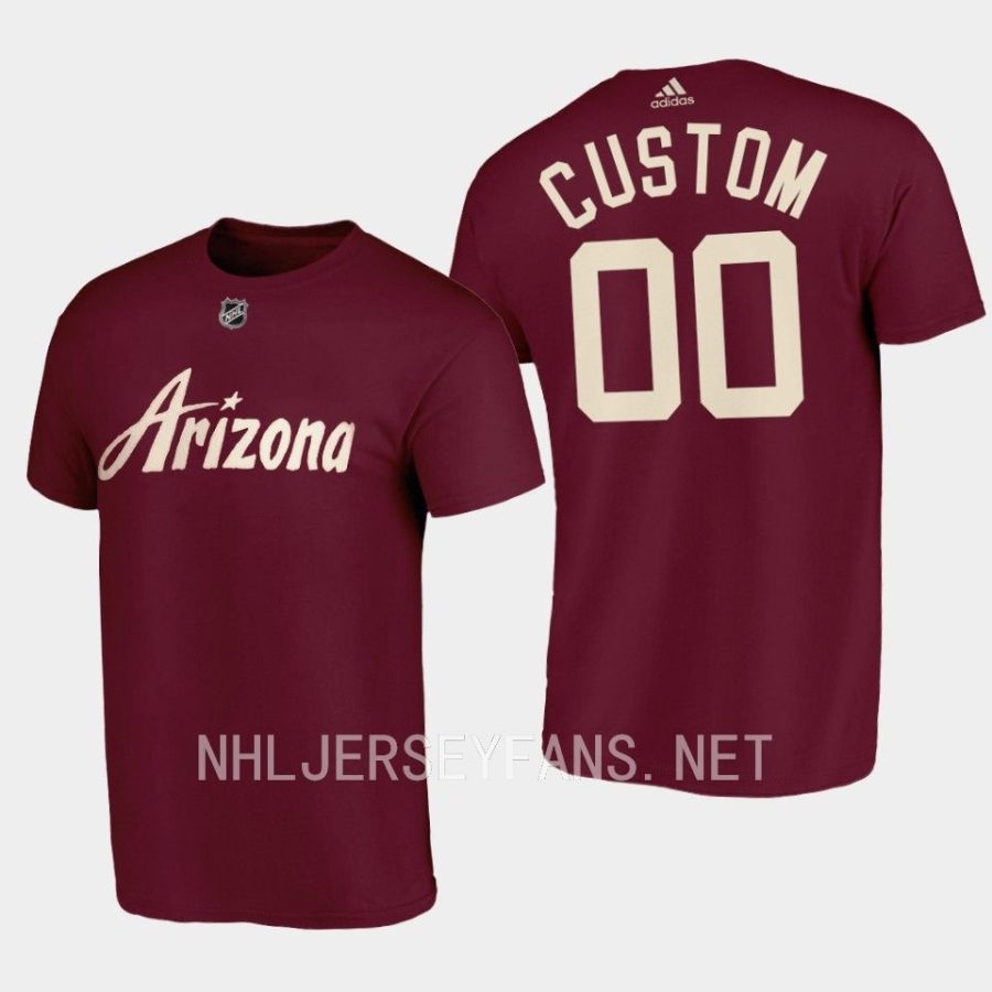 coyotes custom garnetthird 2022 23desert night alternate t shirt