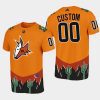 coyotes custom orange special edition reverse retro 2.0 t shirt