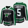 dallas stars nils lundkvist special edition 2.0 2022 breakaway player retro jersey black