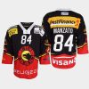 daniel manzato sc bern black 2022ice hockey shirt jersey