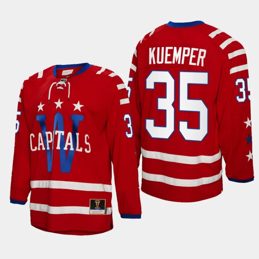 darcy kuemper capitals red 2015 blue line mitchell ness jersey