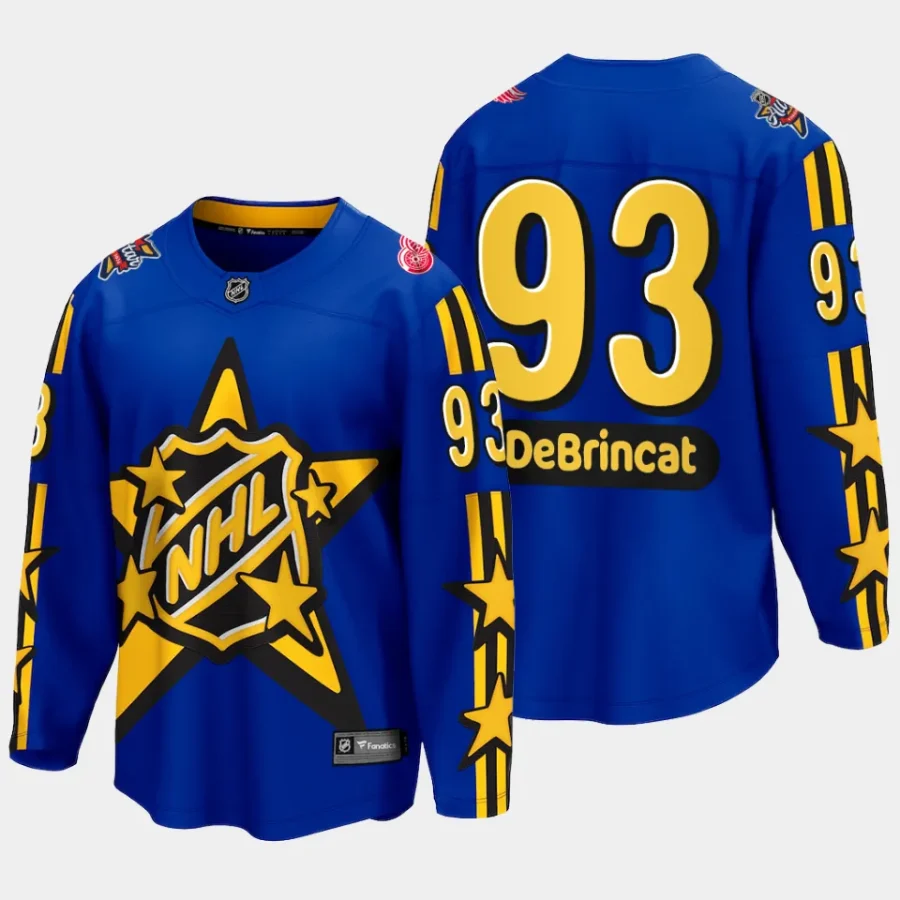 detroit red wings alex debrincat 2024 nhl all star game breakaway jersey blue