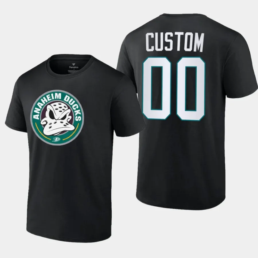 ducks custom black 3rd ringer 30th season t shirt