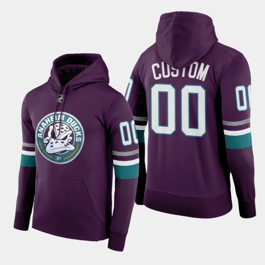 ducks custom purple 2023 2430th anniversary pullover hoodie