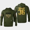 ducks john gibson olive 2022 salute to service levelwear pullover hoodie