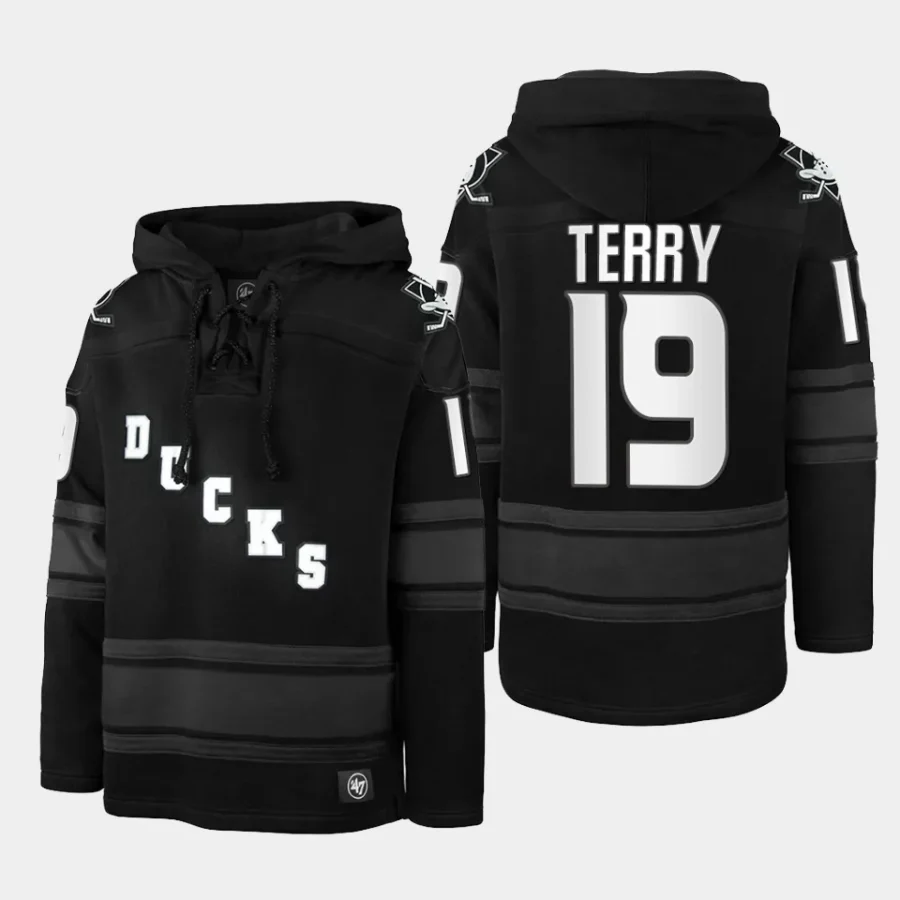 ducks troy terry anthracite stadium lights superior lacer hoodie