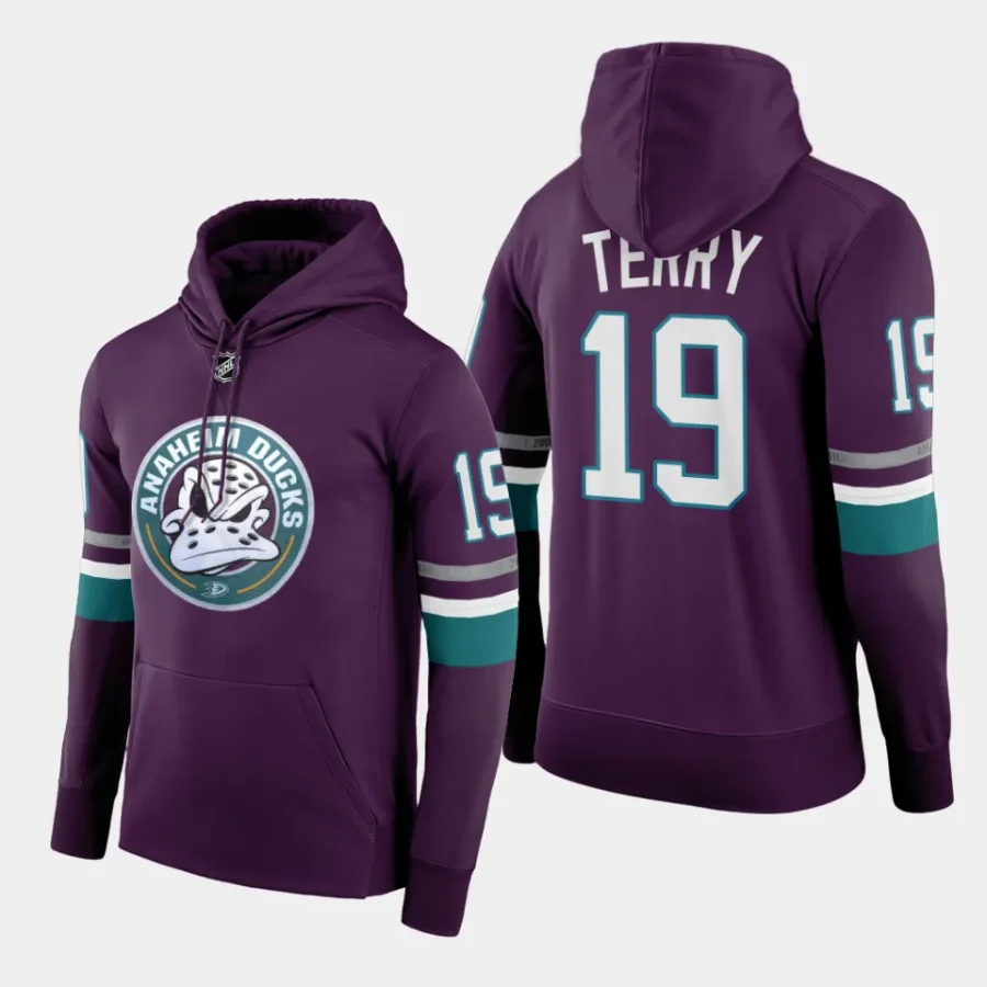 ducks troy terry purple 2023 2430th anniversary pullover hoodie