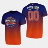 edmonton custom blue orange20th anniversary 2003 2023nhl heritage classic t shirt