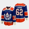 edmonton oilers raphael lavoie 2023 nhl heritage classic premier breakaway player jersey royal