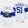 finland hockey valtteri filppula 2022 iihf world championship home jersey white