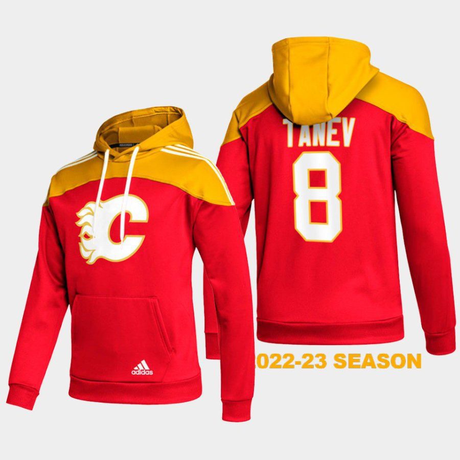 flames christopher tanev red stylish aeroready pullover hoodie