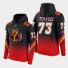 flames tyler toffoli black red alternate color crash hoodie