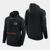 flyers black 2024 nhl stadium series authentic pro fleece pullover hoodie