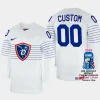 france hockey custom 2023 iihf world championship men home jersey white